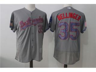 Los Angeles Dodgers 35 Cody Bellinger Flexbase Baseball Jersey Gray star