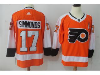 Adidas Philadelphia Flyers 17 Wayne Simmonds Ice Hockey Jersey Orange