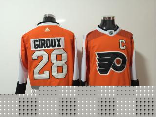 Adidas Philadelphia Flyers 28 Claude Giroux Ice Hockey Jersey Orange
