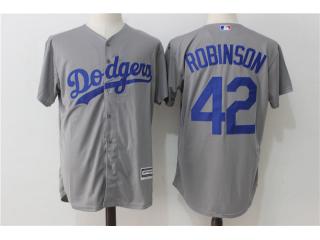 Los Angeles Dodgers 42 Jackie Robinson Baseball Jersey Gray