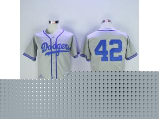 Los Angeles Dodgers 42 Jackie Robinson Baseball Jersey Gray