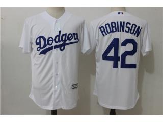 Los Angeles Dodgers 42 Jackie Robinson Baseball Jersey White