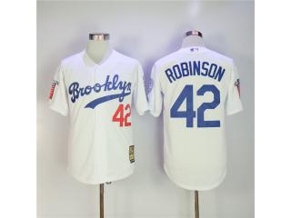 Los Angeles Dodgers 42 Jackie Robinson Baseball Jersey White