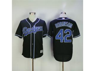 Los Angeles Dodgers 42 Jackie Robinson Baseball Jersey Black