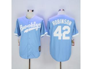 Los Angeles Dodgers 42 Jackie Robinson Baseball Jersey Blue