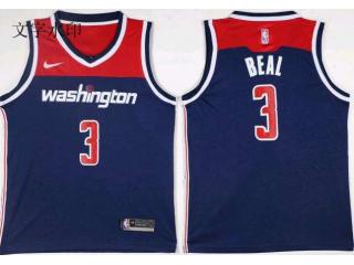 Nike Washington Wizards 3 Bradley Beal Basketball Jersey Navy Blue Fan Edition