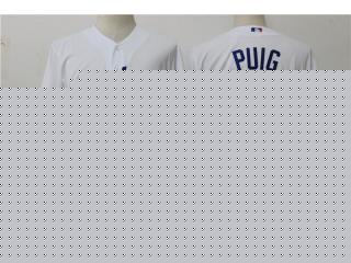 Los Angeles Dodgers 66 Yasiel Puig Baseball Jersey White