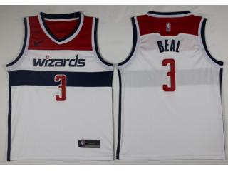 Nike Washington Wizards 3 Bradley Beal Basketball Jersey White Fan Edition