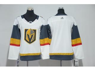 Women Adidas Vegas Golden Knights blank Ice Hockey Jersey White