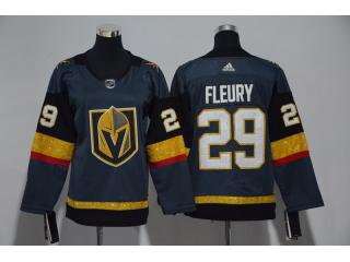 Youth Adidas Vegas Golden Knights 29 Marc-Andre Fleury Ice Hockey Jersey Gray