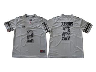 2017 New Ohio State 2 J.K. Dobbins College Limited Football Jersey Gray