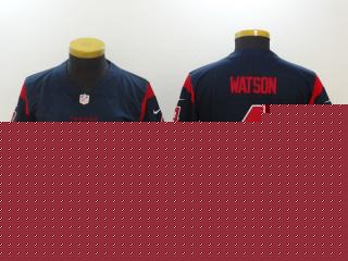 Women Houston Texans 4 Deshaun Watson Football Jersey Legend Navy Blue