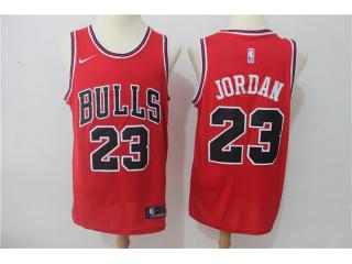 2017-2018 Nike Chicago Bulls 23 Michael Jordan Basketball Jersey Red Fan Edition