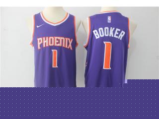 Nike Phoenix Suns 1 Devin Booker Basketball Jersey purple Fan Edition