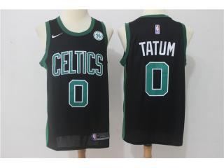 2017-2018 Nike Boston Celtics 0 Jayson Tatum Basketball Jersey Black Fan Edition
