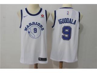 2017-2018 Nike Golden State Warrior 9 Andre Iguodala Basketball Jersey White Fan Edition