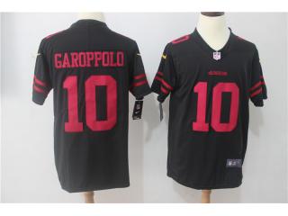 San Francisco 49ers 10 Jimmy Garoppolo Football Jersey Legend Black