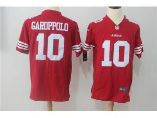 San Francisco 49ers 10 Jimmy Garoppolo Football Jersey Red Fan Edition
