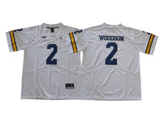 2017 New Jordan Brand Michigan Wolverines 2 Charles Woodson Limited College Football Jersey White