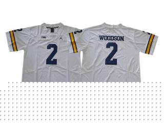 2017 New Jordan Brand Michigan Wolverines 2 Charles Woodson Limited College Football Jersey White