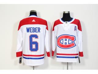 Adidas Montreal Canadiens 6 Shea Weber Ice Hockey Jersey White