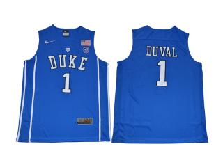 2017 New Duke Blue Devils 1 Trevon Duval College Basketball Jersey