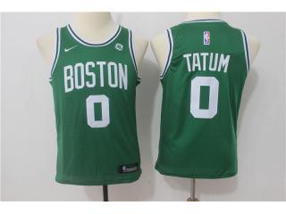 Youth 2017-2018 Nike Boston Celtics 0 Jayson Tatum Basketball Jersey Green Fan Edition