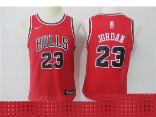Youth 2017-2018 Nike Chicago Bulls 23 Michael Jordan Basketball Jersey Red Fan Edition