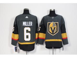 Adidas Vegas Golden Knights 6 Colin Miller Ice Hockey Jersey Gray