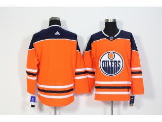 Adidas Edmonton Oilers Blank Ice Hockey Jersey Orange