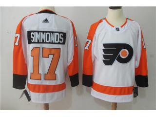 Adidas Philadelphia Flyers 17 Wayne Simmonds Ice Hockey Jersey White