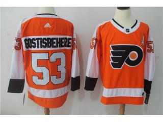 Adidas Philadelphia Flyers 53 Shayne Gostisbehere Ice Hockey Jersey Orange