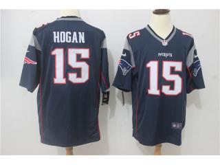New England Patriots 15 Chris Hogan Football Jersey Navy Blue fan Edition