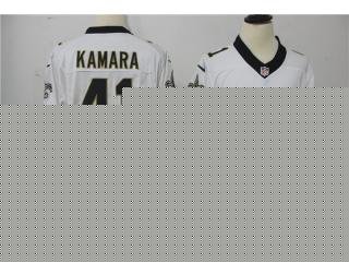 New Orleans Saints 41 Alvin Kamara Football Jersey White Fan Edition