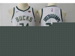 Youth 2017-2018 Nike Milwaukee Bucks 34 Giannis Antetokounmpo Basketball Jersey White Fan Editionon