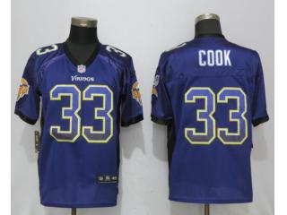 Minnesota Vikings 33 Dalvin Cook Fashion Purple Elite Jersey ion