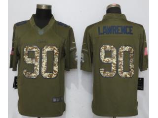 Dallas Cowboys 90 Demarcus Lawrence Salute To Service Limited Jersey
