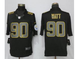 Pittsburgh Steelers 90 T.J. Watt Impact Limited Black Jersey