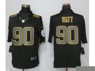 Pittsburgh Steelers 90 T.J. Watt Impact Limited Black Jersey
