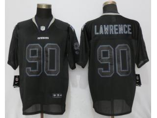 Dallas Cowboys 90 Demarcus Lawrence Lights Out Black Elite Jersey