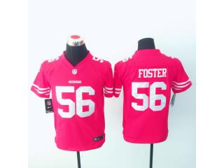 Youth San Francisco 49ers 56 Reuben Foster Football Jersey Red