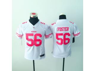 Youth San Francisco 49ers 56 Reuben Foster Football Jersey White