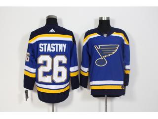Adidas St. Louis Blues 26 Paul Stastny Ice Hockey Jersey Blue