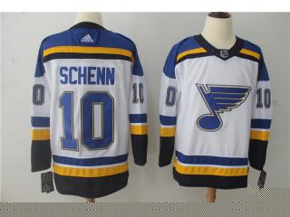 Adidas St. Louis Blues 10 Brayden Schenn Ice Hockey Jersey White