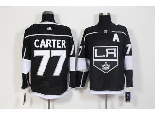 Adidas Los Angeles Kings 77 Jeff Carter Ice Hockey Jersey Black