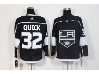 Adidas Los Angeles Kings 32 Jonathan Quick Ice Hockey Jersey Black