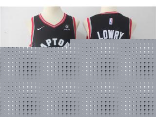 2017-2018 Nike Toronto Raptors 7 Kyle Lowry Basketball Jersey Black Fan Edition