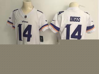 Minnesota Vikings 14 Stefon Diggs VAPOR elite Football Jersey Legend White