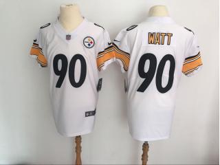 Pittsburgh Steelers 90 T.J. Watt VAPOR elite Football Jersey Legend White