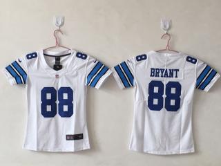 Women Dallas Cowboys 88 Dez Bryant Football Jersey Legend White